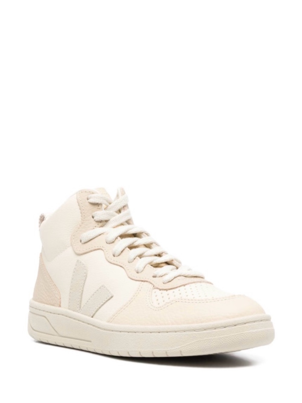Veja V-15 Leather Sneakers Hightop